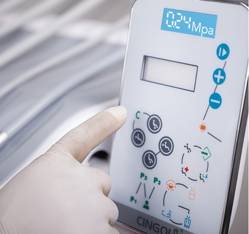 Высокопроизводительное стоматологическое кресло X5 с верхним креплением от завода CINGOL Dental Chair